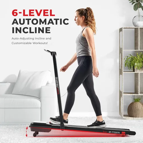 Miniatura 4 de Sunny Health & Fitness Treadpad® Treadmill with 6-Level Auto Incline & Exclusive SunnyFit® App Enhanced Bluetooth Connectivity