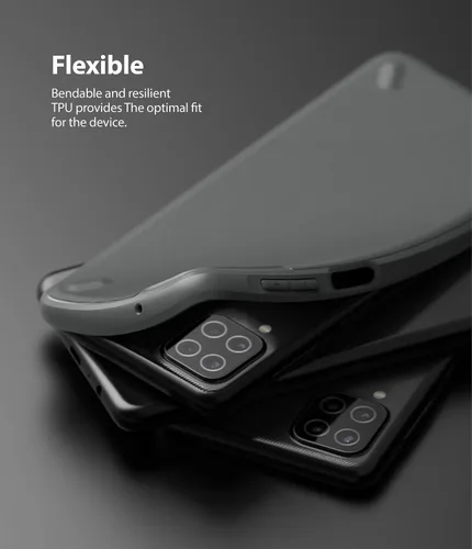 Miniatura 4 de Ringke Onyx - Funda compatible con Samsung Galaxy A12 (6.5 pulgadas), antihuellas dactilares, antideslizante, agarre cómodo, resistente, duradera, a