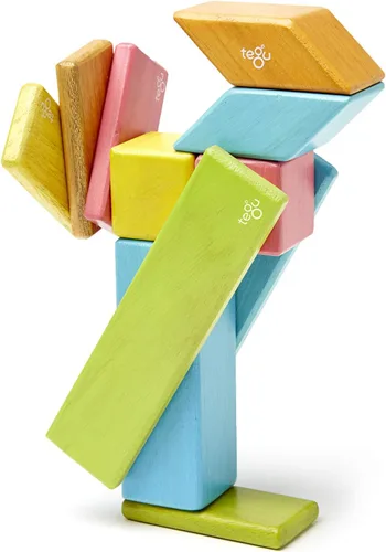 Miniatura 7 de Juego de bloques magnéticos de 14 piezas Tegu, sets de 14 piezas, Tints