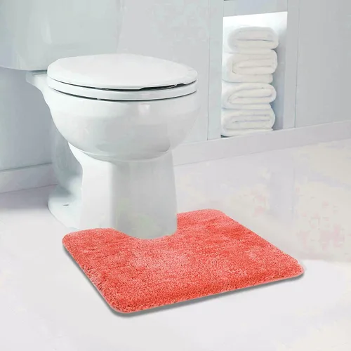 Miniatura 81 de Walensee Alfombra de baño antideslizante (16 x 24 pulgadas, color rubor) absorbente de agua, microfibra suave, lavable a máquina, alfombra de baño