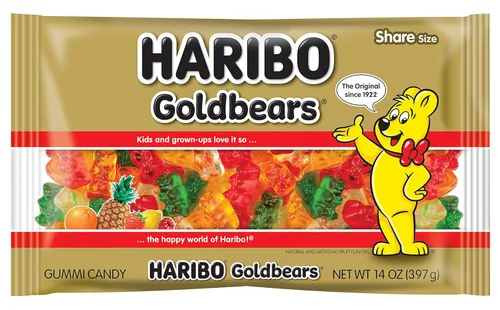 Miniatura 7 de HARIBO Gummi Candy, Sweet & Sour Goldbears, Gummy Bears with A Twist, 4.5 onzas (paquete de 12) deliciosos bocadillos suaves y masticables, varios