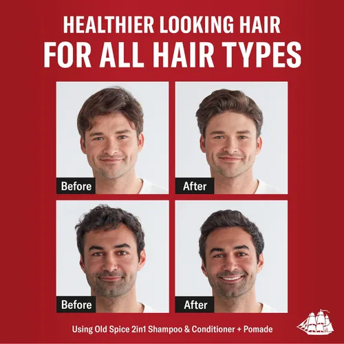 Miniatura 4 de Old Spice Swagger 2-en-1 Set de Champú y Acondicionador para Hombres, Aroma a Cedro y Lima, Cabello Más Saludable, Más Lleno, Más Hidratado, Calidad