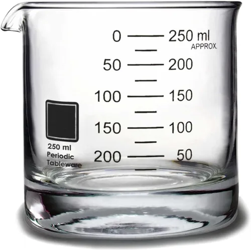Miniatura 6 de Vasos de vaso de precipitados de laboratorio (juego de 2)