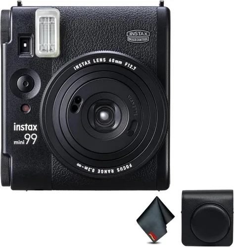 Miniatura 9 de Fujifilm Paquete de cámara instantánea Instax Mini 99 con película instantánea Fuji Instax Mini (20 hojas) + funda de transporte compatible
