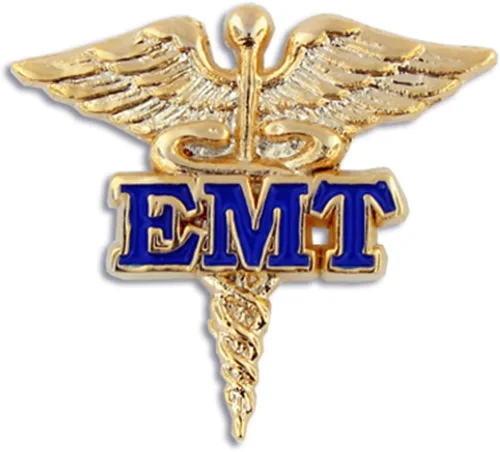 PinMart s Caduceus - Pin de solapa esmaltado para enfermería, insignia ideal para CNA, accesorios de asistente médico, insignia de enfermera,