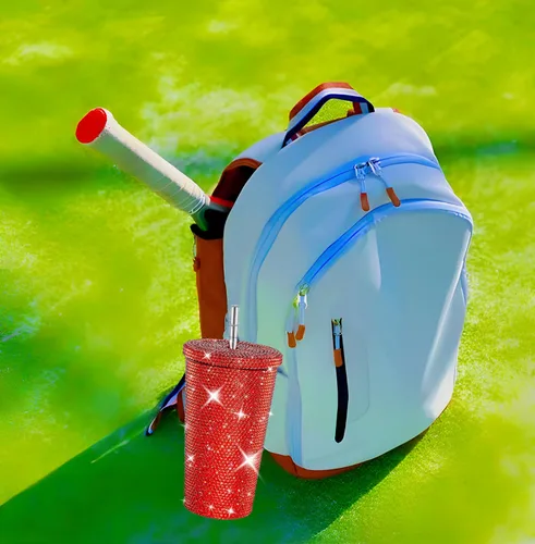 Miniatura 2 de Tazas de café helado con purpurina de diamante, taza de agua azul brillante con tapa y popote para agua para mujer y niña, 2