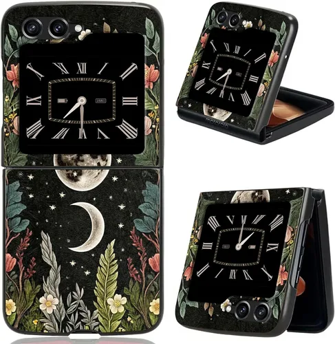 Miniatura 17 de Rossy Funda para teléfono Samsung Galaxy Z Flip 5 para Samsung Z Flip 5 5G (2023) con versículo de la Biblia 1-37, patrón cristiano para mujeres