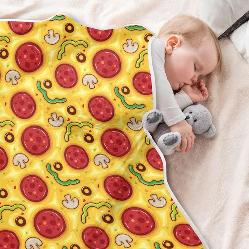 Miniatura 2 de Manta de muselina para bebé, manta de muselina de algodón suave, transpirable, para guardería, unisex, niños y niñas, 30 x 40 pulgadas Amarillo