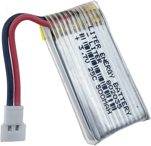 Miniatura 3 de Batería de litio recargable de 3.7V 500mAh 802035