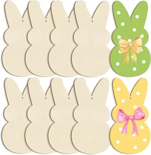 Miniatura 36 de Adornos de madera para cartas de amor para pintar de 7 pulgadas, tamaño grande, para el Día de la Madre, el Día de San Valentín, discos de madera