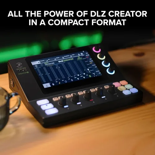 Miniatura 10 de Mackie DLZ Creator XS Mezclador digital adaptativo para podcasting, transmisión y YouTube con modos de usuario, tecnología Mix Agent, mezcla