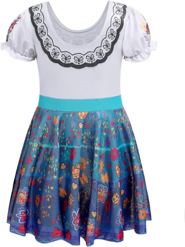 Miniatura 3 de EQSJIU Ballet Leotard with Tutu Skirt for Girls Dance Gymnastics Toddlers Sparkly Snowflake Party Dress Outfit Kids