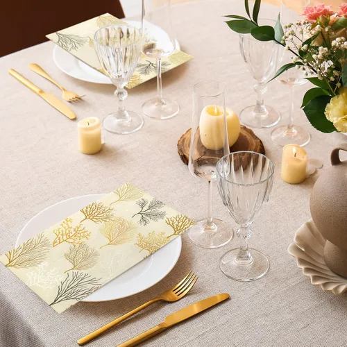 Miniatura 2 de Geyoga 100 servilletas de lavanda de 2 capas de flores de lavanda moradas, toallas de mano desechables, servilletas de papel decorativas para baño