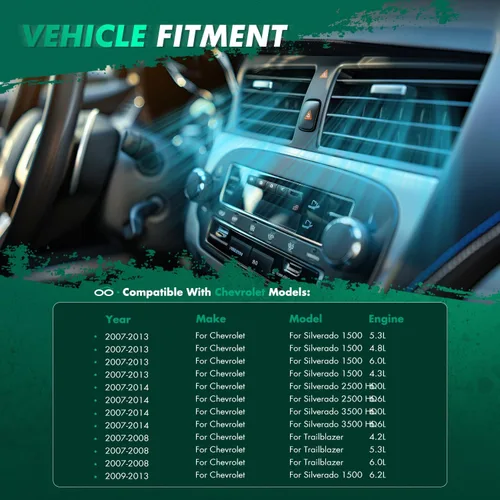 Miniatura 2 de SCITOO 604-126 Actuador de puerta mezcladora de calentador HVAC para Chevy Silverado 1500 2007-2013, para Trailblazer 07-08, para GMC Envoy
