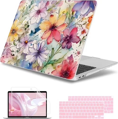 Miniatura 12 de May Chen Funda compatible con MacBook Air de 13 pulgadas 2022 2021, versión 2020-2018 Modelo: M1 A2337 A2179 A1932, carcasa rígida de plástico