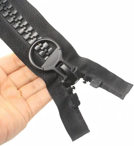 YaHoGa 61 cm #20 Cremalleras de plástico gigantes súper grandes para coser tiendas de campaña, abrigos, cubrebotes, lona resistente, cremalleras de