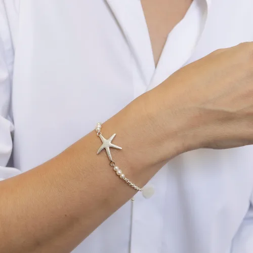 Miniatura 21 de Pulseras de plata de ley 925 con piedras preciosas para mujer, pulsera de piedra natal, pulseras minimalistas para mujer, pulsera de plata de ley
