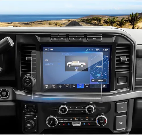 2023 2024 2025 2026 F-250/F-350/F-450 Protector de pantalla para Ford Super Duty (Lariat/King Ranch/Platinum) Pantalla táctil de 12 pulgadas, vidrio