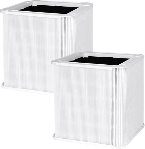 Blue Pure 211+ - Filtro de repuesto True HEPA compatible con Blueair Blue Pure 211+ y Max Air Cleaner Purificador, paquete de 2