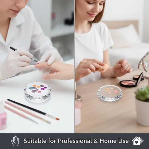 Miniatura 6 de 2 piezas de pintura de arte de uñas, tonificación de color, paleta de colores mixtos, tablero de exhibición de maquillaje, esmalte de uñas, pestañas