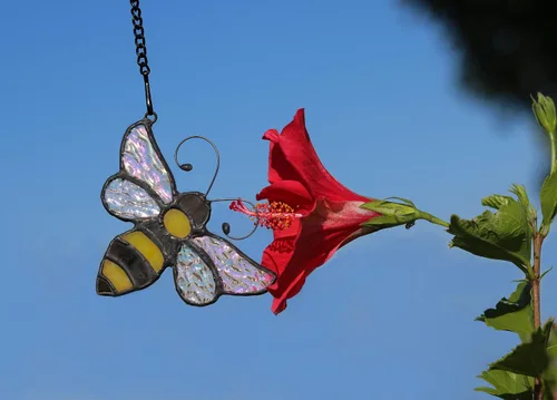 Miniatura 6 de Adorno de abejorro de abejorros para colgar en la ventana, decoración del hogar, regalos de cumpleaños para mamá, abuela, tía, hermana, amante