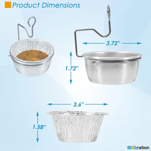 Miniatura 4 de Taza de grasa universal para parrillas Char-Broil Kenmore al aire libre y otras parrillas similares, taza recogedora de grasa con soporte y paquete