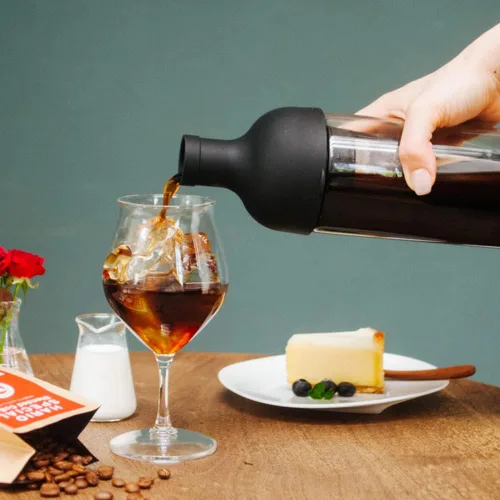 Miniatura 5 de Hario Botella de vino de café frío de 22.0 fl oz, negro