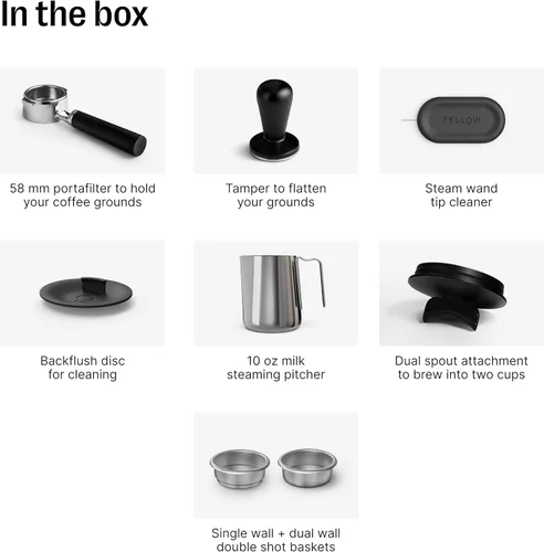 Miniatura 3 de Fellow Espresso Series 1 - Máquina de café espresso casero - Se calienta en menos de 2 minutos, control preciso de temperatura, perfil de presión
