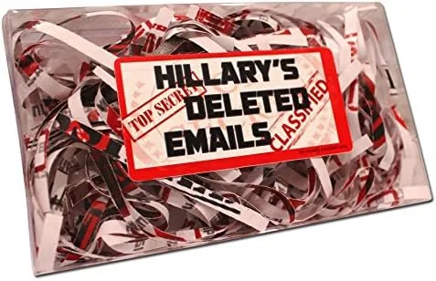 Miniatura 2 de Correos electrónicos eliminados de Hillary - Regalo de broma de correos electrónicos de Hillary - Regalos divertidos de Hillary - Elección