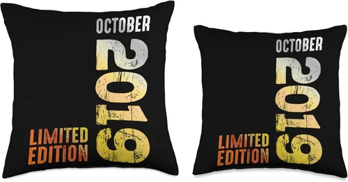 Miniatura 3 de Since October 2019 Retro 2019 Vintage 2019 October Throw Pillow