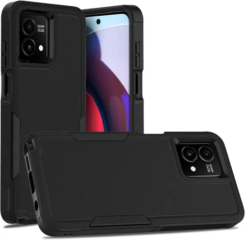 Miniatura 7 de Funda para Moto G Stylus 5G 2023: funda protectora de doble capa resistente para teléfono celular, a prueba de golpes, con protector de pantalla