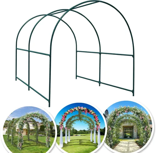 Miniatura 3 de BenefitUSA Marco grande de repuesto para invernadero de plantas de jardín para flores, frutas, verduras, fiestas (6.5 x 7 x 7.2 pies)