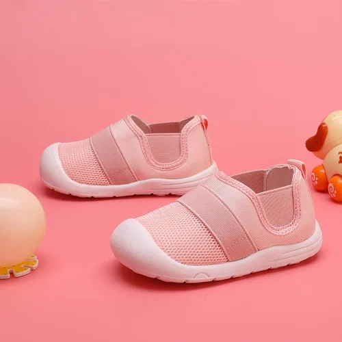 Miniatura 5 de Peggy Piggy Zapatos de bebé para caminar, zapatos para niños y niñas, zapatillas antideslizantes para primeros pasos, malla transpirable, zapatos