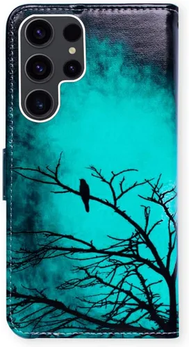Miniatura 7 de Bcov Funda para Galaxy S23 Ultra, funda de piel con tapa para Samsung Galaxy S23 Ultra con ranura para tarjeta y soporte para Samsung Galaxy S23