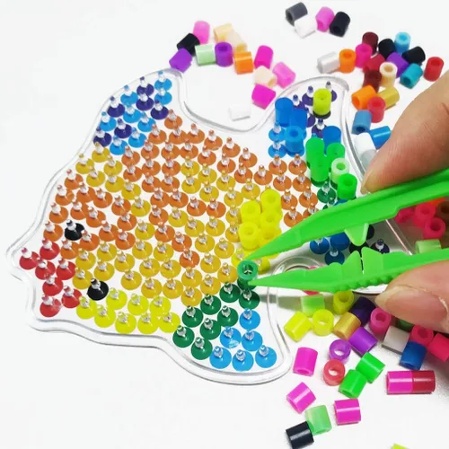 Miniatura 2 de Pinzas de plástico de tres colores para hacer manualidades manuales, herramienta de juego de manualidades creativa manual para niños