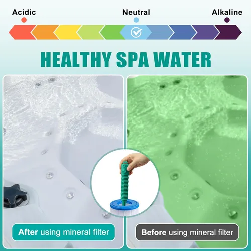 Miniatura 4 de Filter Mate - Repuesto de varilla mineral para rana, inserto de cartucho de 4 meses para jacuzzis y spas de agua dulce, se adapta a la mayoría