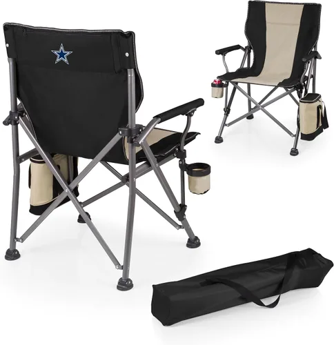 Miniatura 14 de Picnic TIME NFL Unisex-Adult NFL Outlander Folding Camping Chair with Cooler, Heavy Duty Beach Chair