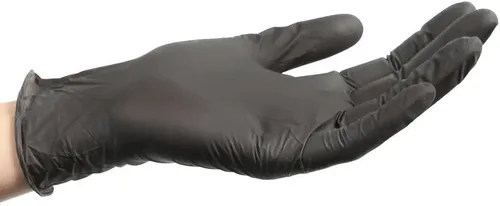 Miniatura 4 de ForPro Disposable Nitrile Gloves, Chemical Resistant, Powder-Free, Latex-Free, Non-Sterile, Food Safe, 4 Mil Negro