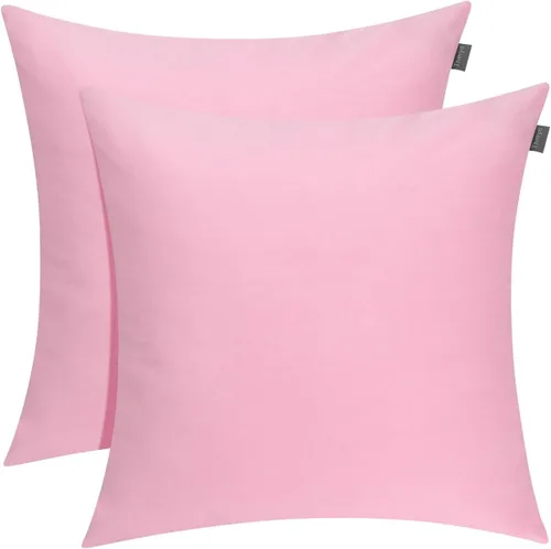 Miniatura 41 de Thmyo - Paquete de 2 fundas de almohada de algodón sólido decorativas cuadradas, fundas de almohada DIY, fundas de almohada en blanco