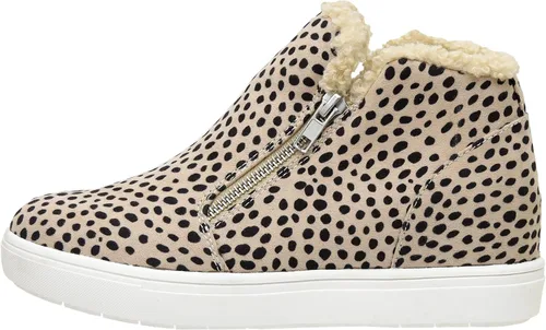 Miniatura 4 de CUSHIONAIRE Zapatos deportivos Heaven Hidden Wedge Faux Shearling para mujer + espuma viscoelástica