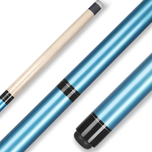 IIQ 2 en 1 Jump Break Stick 23 ~ 25oz 28oz Heavy Hitter Jump Break Pool Cue Stick 3 piezas de madera de arce canadiense Azul 23~25oz