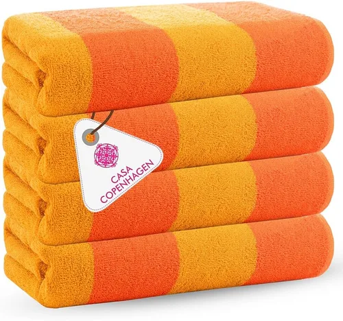 Miniatura 20 de CASA COPENHAGEN Solitaire Juego de 6 toallas - Negro, 600 GSM 2 toallas de baño 2 toallas de mano 2 toallitas, diseñadas en Dinamarca, hechas