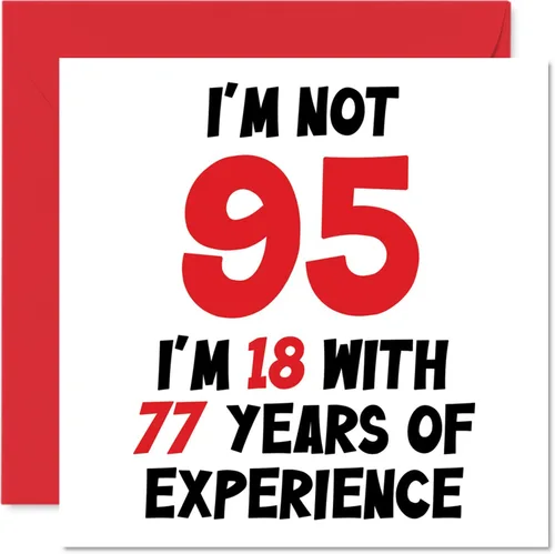 Miniatura 22 de Tarjeta de cumpleaños número 100 para mujeres y hombres, no 100, soy 18 con 82 años de experiencia, divertida tarjeta de felicitación de feliz