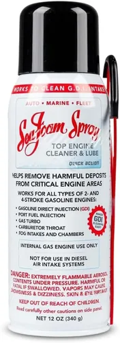 Spray limpiador superior del motor y del sistema de admisión – 1 lata (12 oz / 340 g) | Removedor de depósitos de carbono para motores de gasolina |