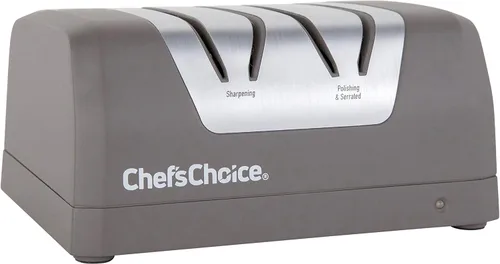 Chef'sChoice - Afiladores de cuchillos eléctricos con batería recargable para cuchillos rectos y dentados de 20 grados con abrasivos 100% de