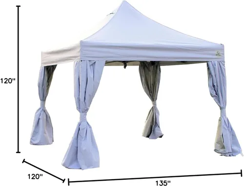 Miniatura 9 de Undercover Canopy Comercial 10x10 con paredes