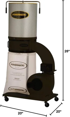 Miniatura 5 de Powermatic Kit de recipiente de 20 pulgadas, para colector de polvo PM1300 (1791086)