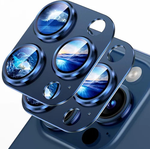 Miniatura 42 de Uyiton Compatible con iPhone 17 Pro Protector de Lente de Cámara - [No Fácil de Romper][Fuerte Adsorción][Compatible con Fundas] Cubierta de Titanio