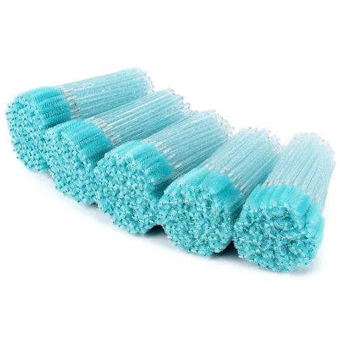 Miniatura 12 de Tbestmax 500 Varitas de Rímel Desechables Cepillo de Pestañas Spoolies para Ceja Extensión de Pestañas de Ojo, Kits de Aplicadores de Brochas de 5