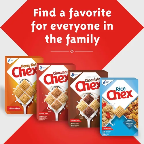 Miniatura 9 de Cereal de Arándanos Chex, Cereal para el desayuno sin gluten, hecho con grano integral, 12 onzas